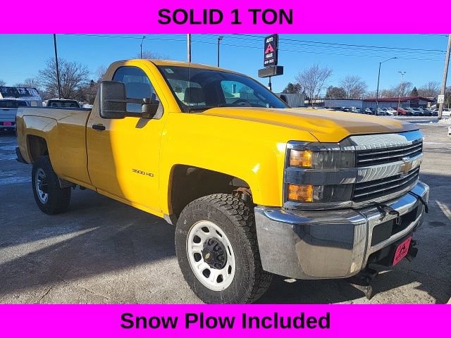 Used 2015 Chevrolet Silverado 3500 W/T w/ Snow Plow Prep Package