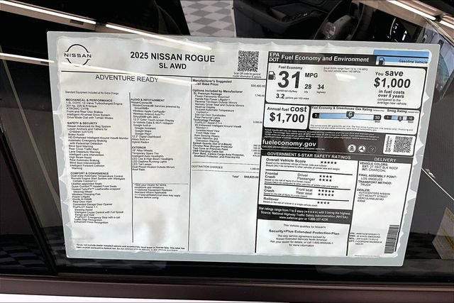 New 2025 Nissan Rogue SL w/ Tech Package AWD/4WD image 37