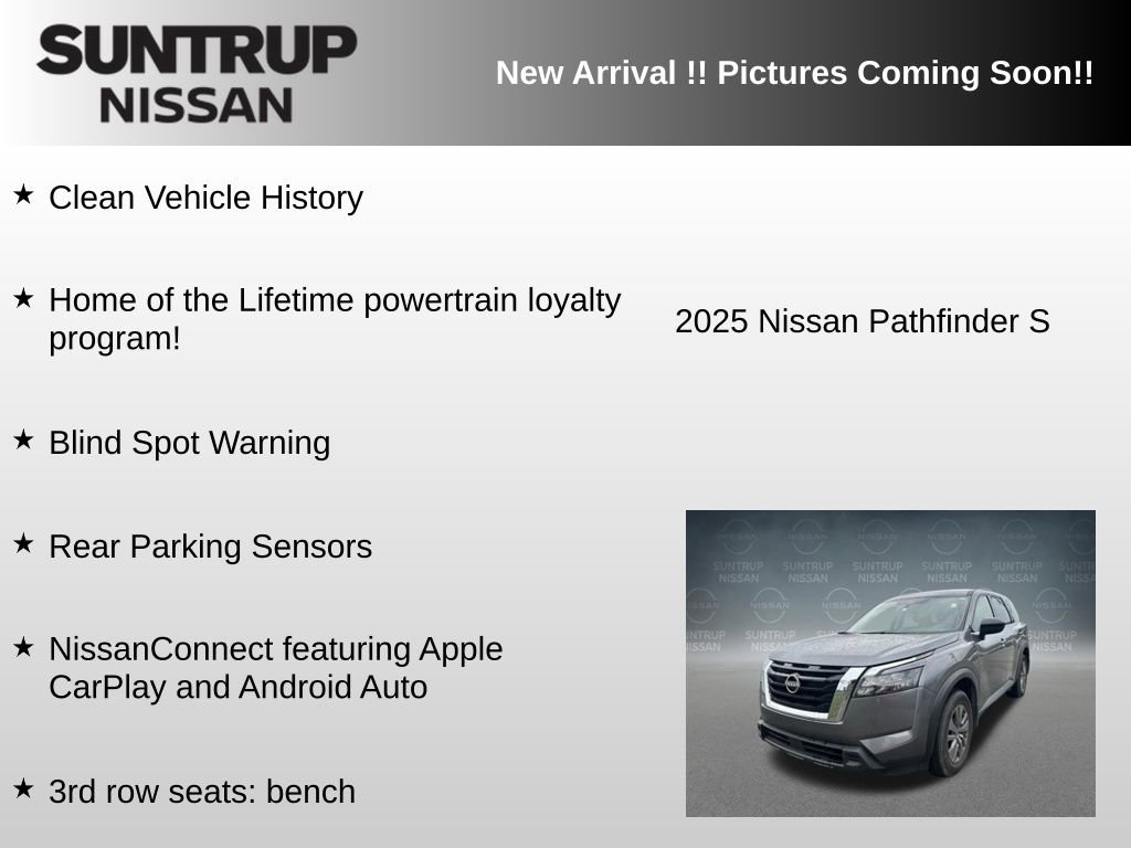 Used 2025 Nissan Pathfinder S image 6