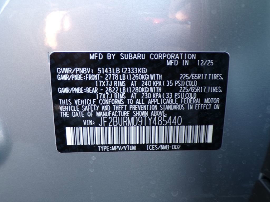New 2026 Subaru Outback Wilderness w/ Wilderness Package AWD/4WD image 30