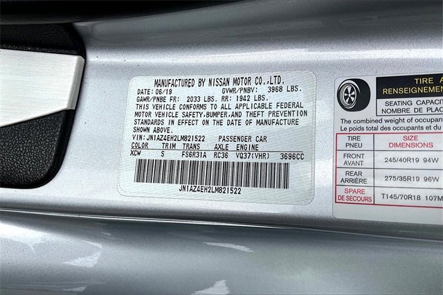 Certified 2020 Nissan 370Z image 17