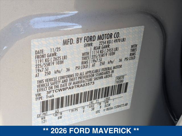 New 2026 Ford Maverick Lobo AWD/4WD image 21