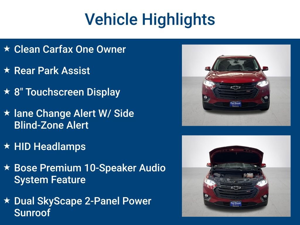 Used 2020 Chevrolet Traverse RS image 3