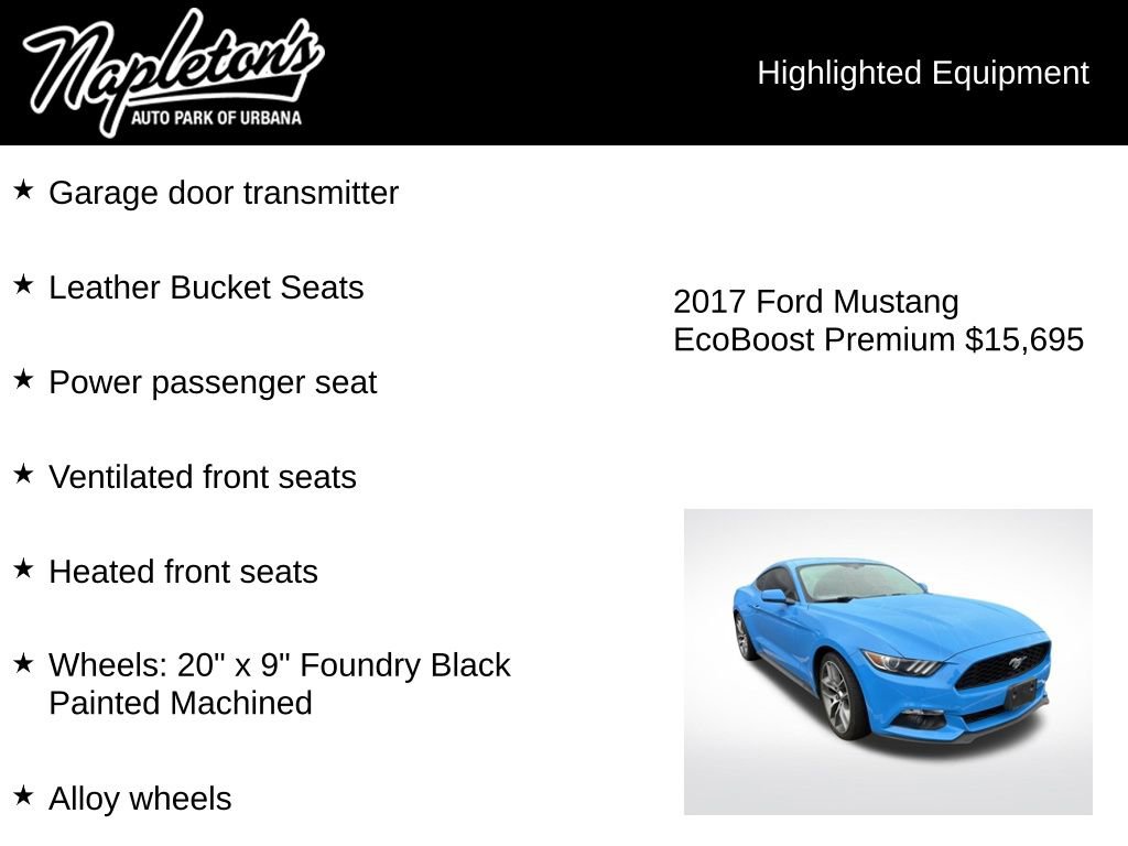 Used 2017 Ford Mustang Premium image 7