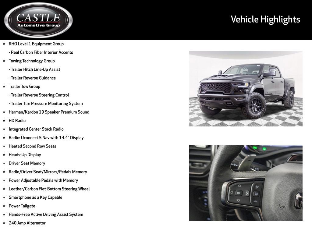 New 2026 RAM 1500 RHO w/ RHO Level 1 Equipment Group image 11