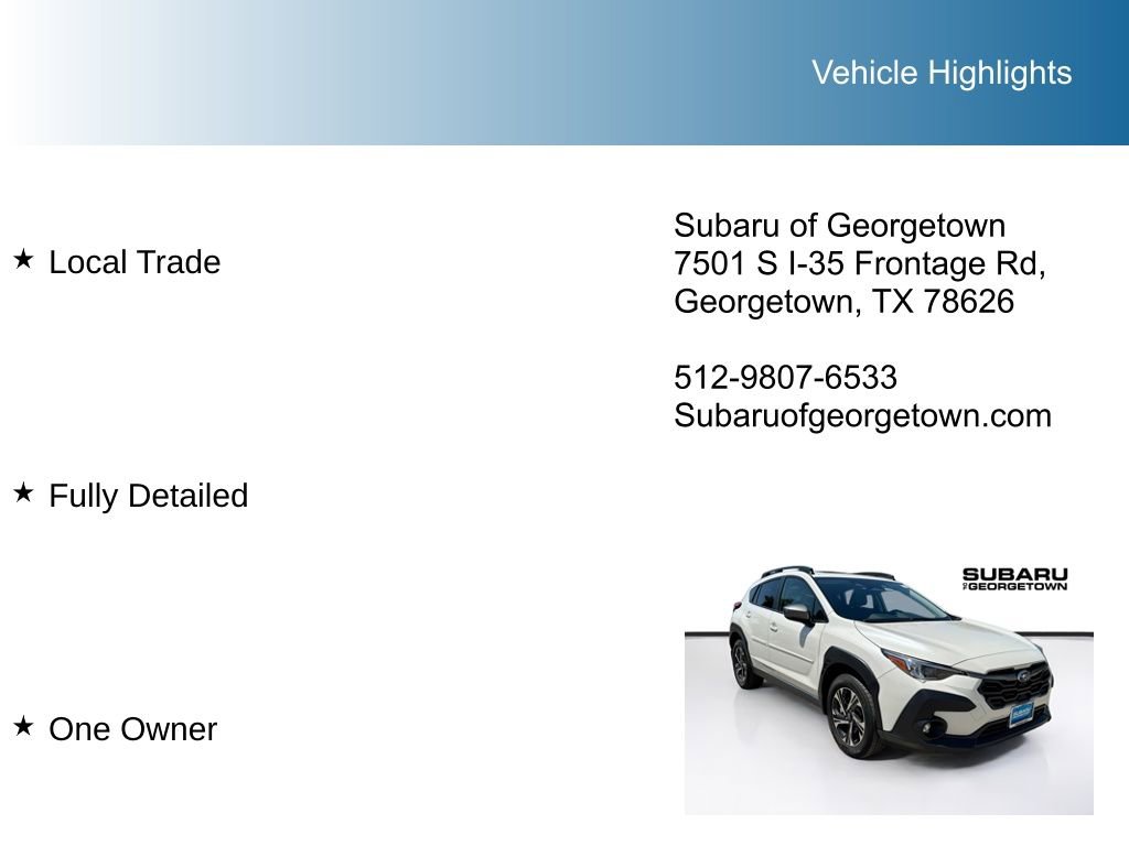 Certified 2024 Subaru Crosstrek 2.0i Premium AWD/4WD image 10