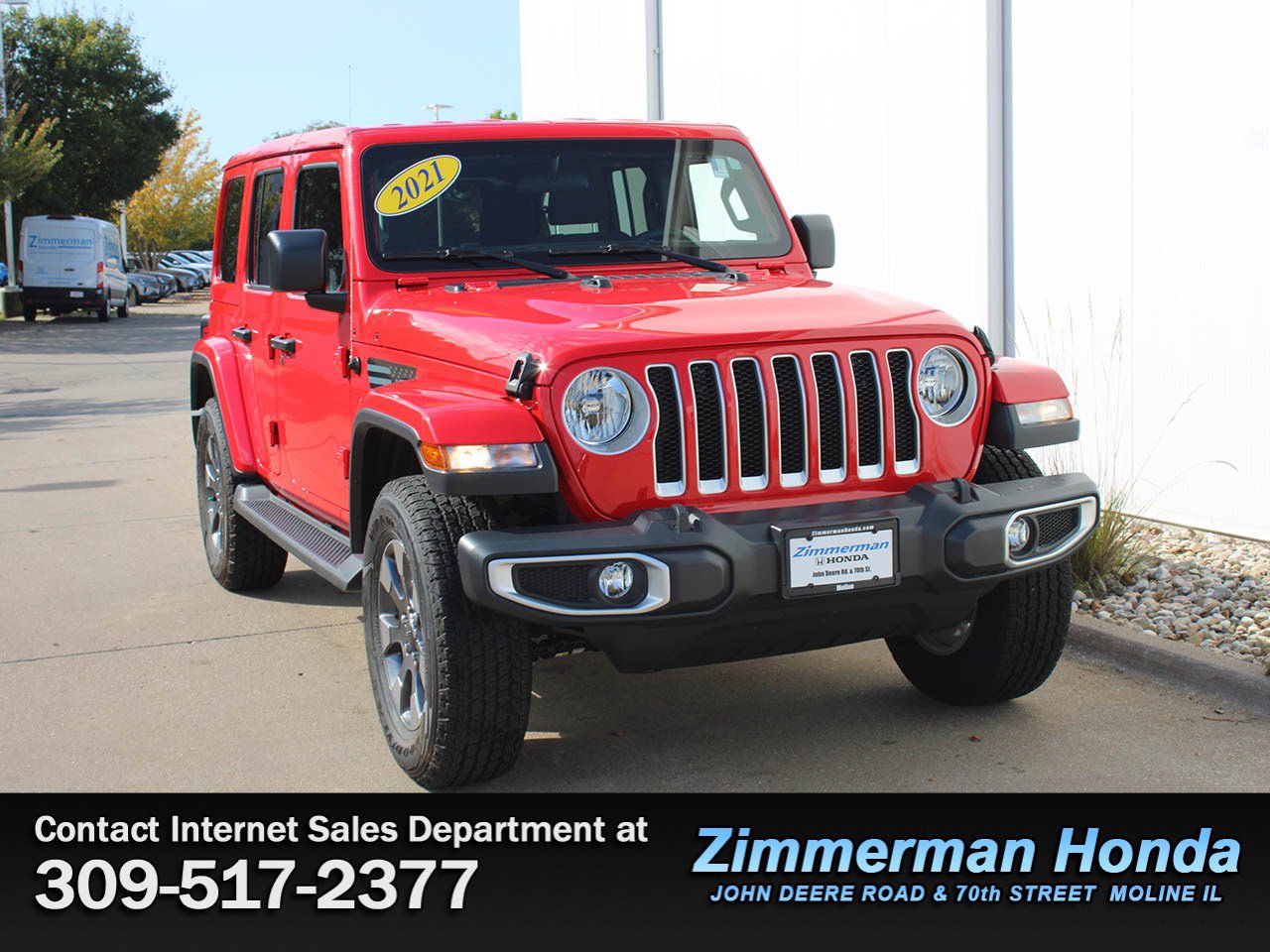 Used 2021 Jeep Wrangler Unlimited Sahara w/ Cold Weather Group AWD/4WD image 3