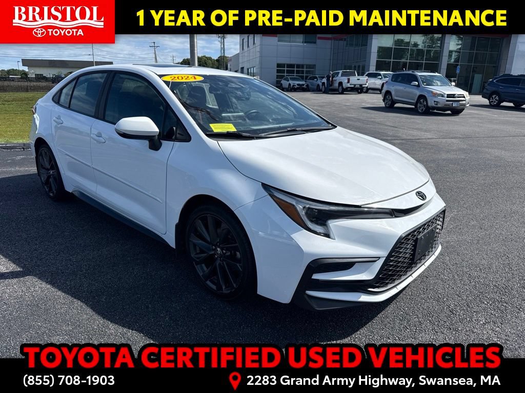 Certified 2024 Toyota Corolla SE w/ SE Premium Package FWD image 1