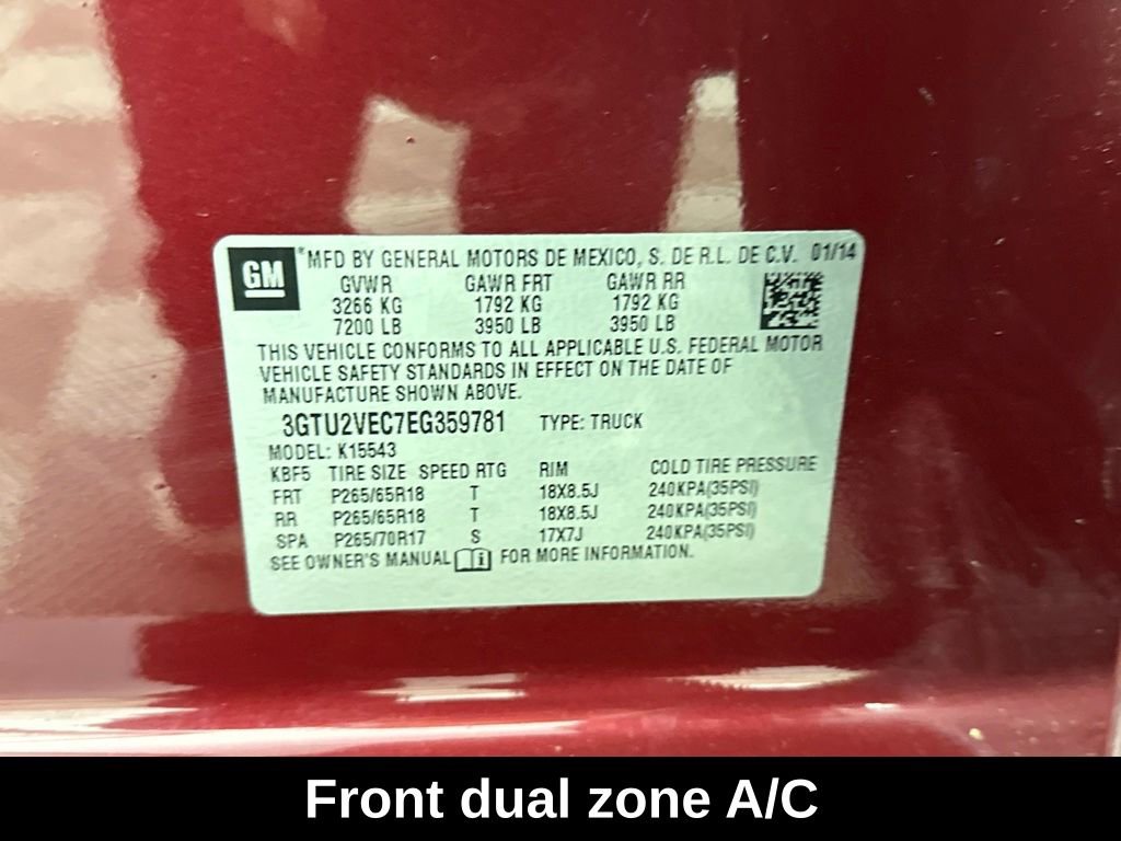 Used 2014 GMC Sierra 1500 SLT w/ All-Terrain Package image 14