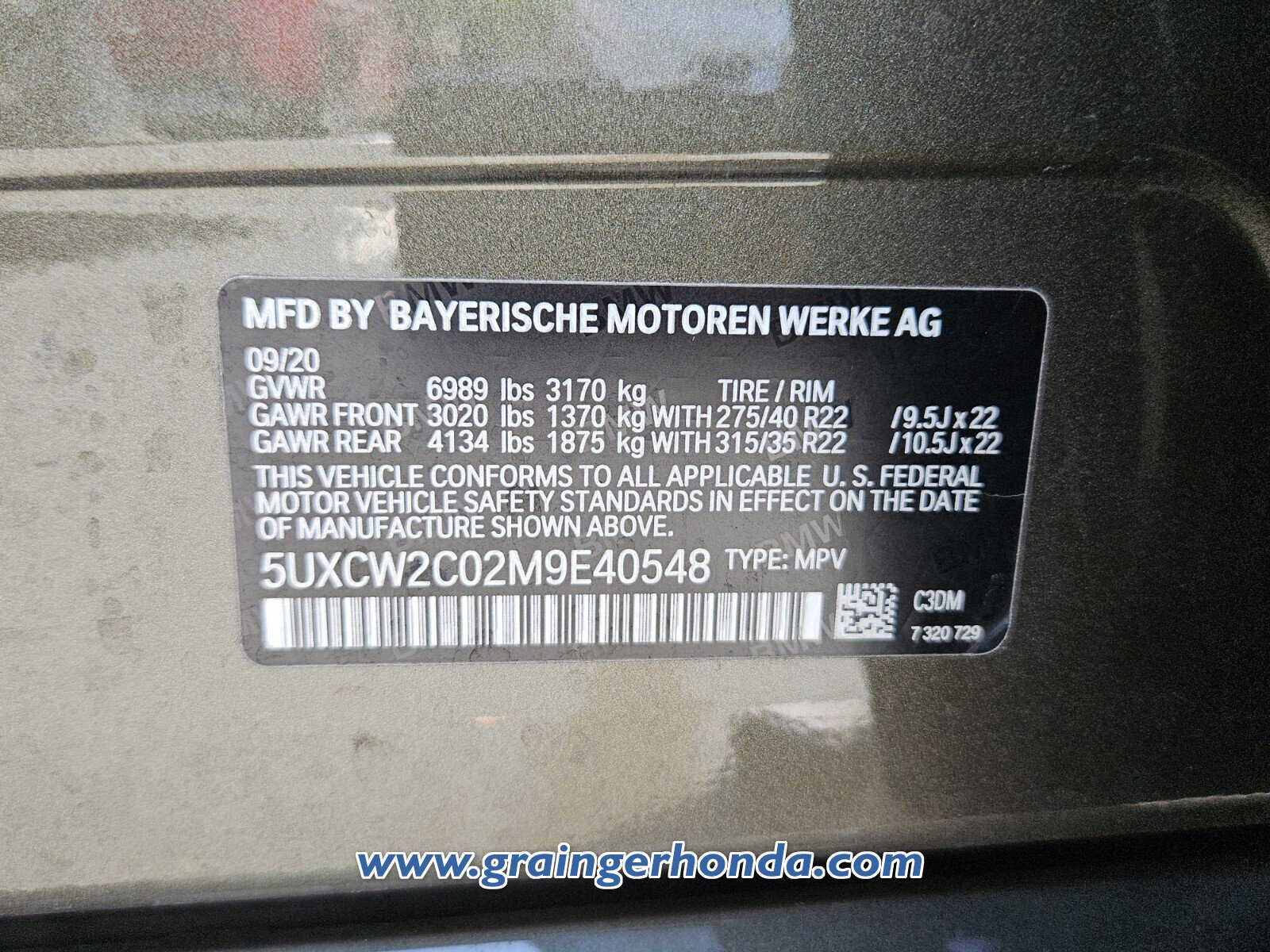 Used 2021 BMW X7 xDrive40i w/ Premium Package image 14