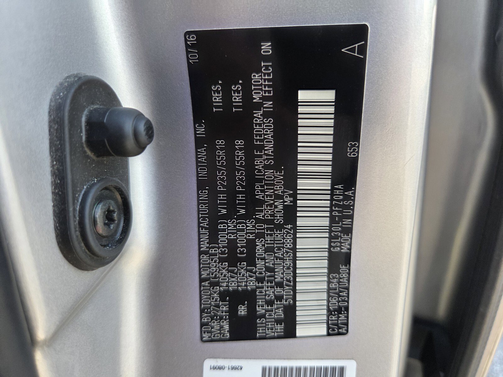 Used 2017 Toyota Sienna Limited image 20