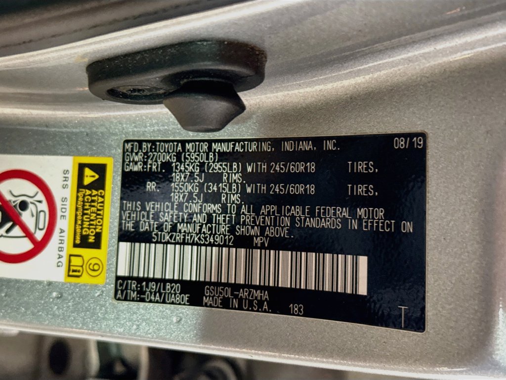 Used 2019 Toyota Highlander XLE FWD image 36