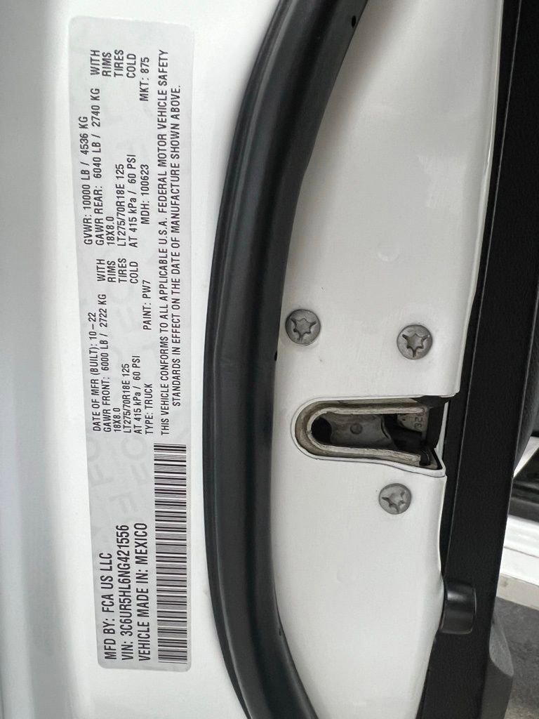 Used 2022 RAM 2500 Tradesman w/ Chrome Appearance Group image 58