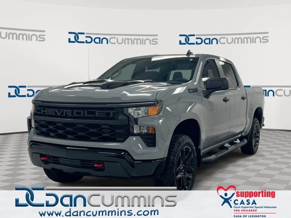 Used 2024 Chevrolet Silverado 1500 Custom Trail Boss w/ LPO, Dark Essentials Package