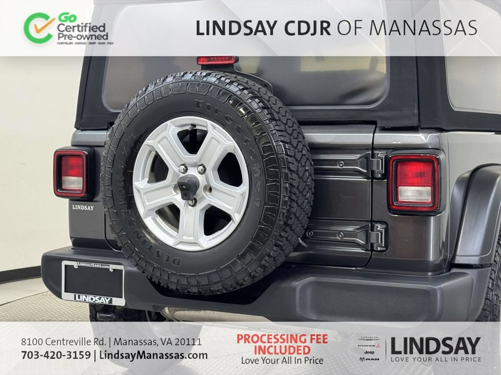 Certified 2019 Jeep Wrangler Sport AWD/4WD image 10