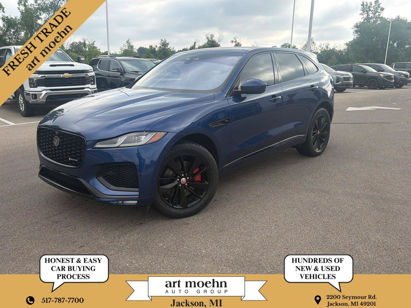 Used 2021 Jaguar F-PACE R-Dynamic S AWD/4WD image 1
