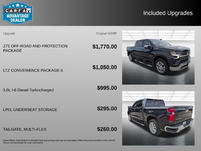 Used 2024 Chevrolet Silverado 1500 LTZ AWD/4WD image 3