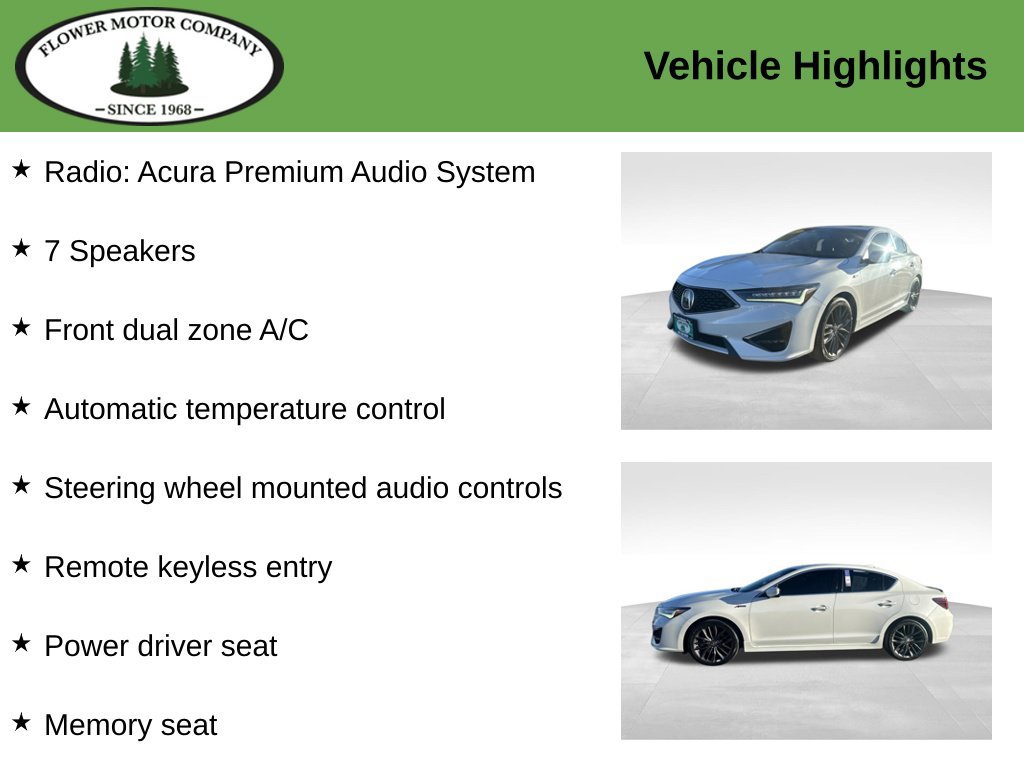 Used 2019 Acura ILX w/ Premium & A-SPEC Package FWD image 5