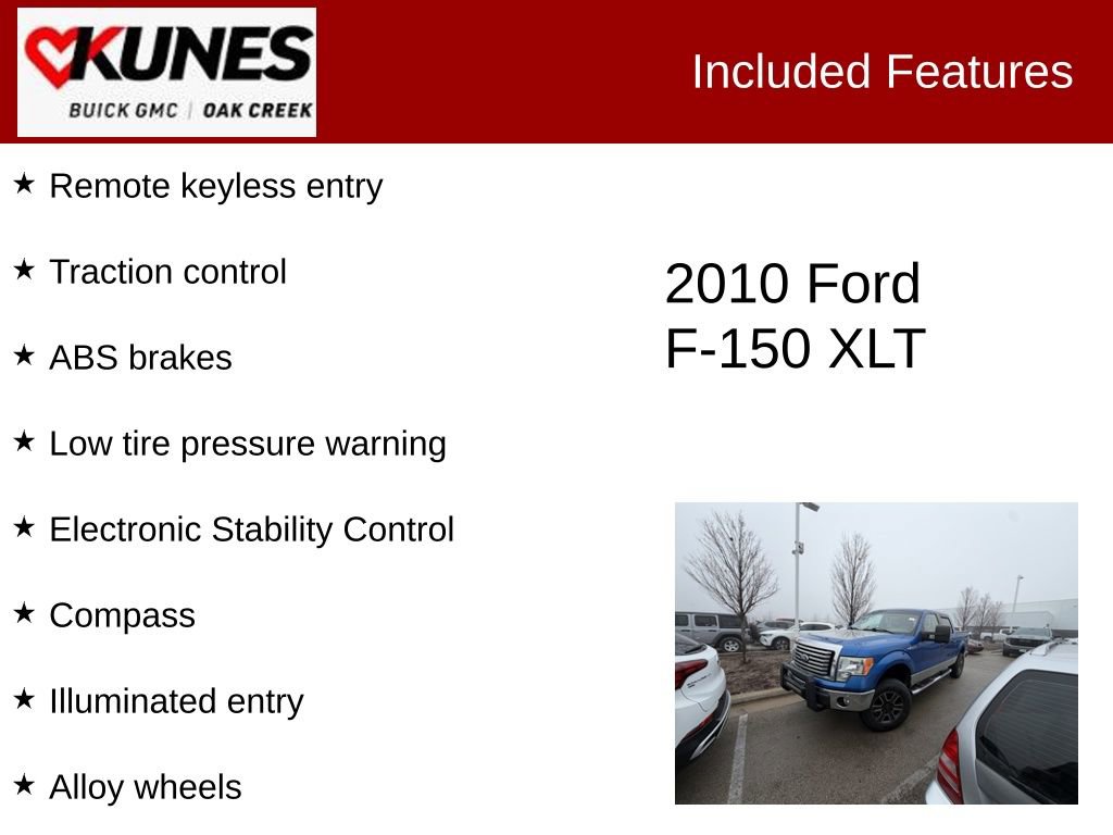 Used 2010 Ford F150 XLT image 2