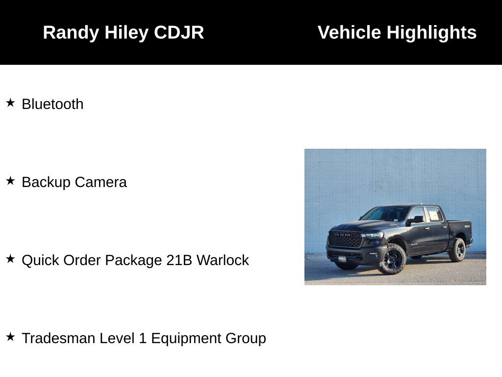 New 2026 RAM 1500 Warlock AWD/4WD image 5