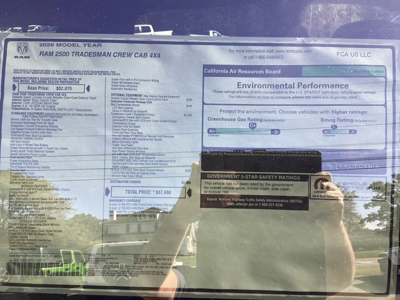 New 2026 RAM 2500 Tradesman image 11
