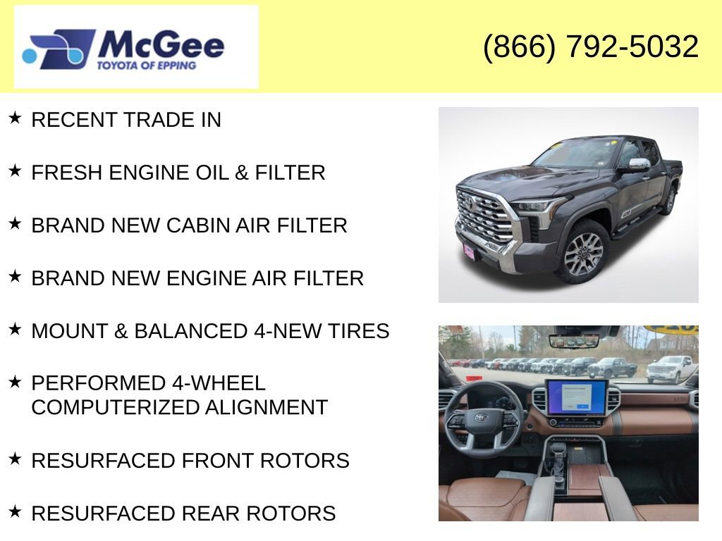 Used 2024 Toyota Tundra 1794 Edition AWD/4WD image 8