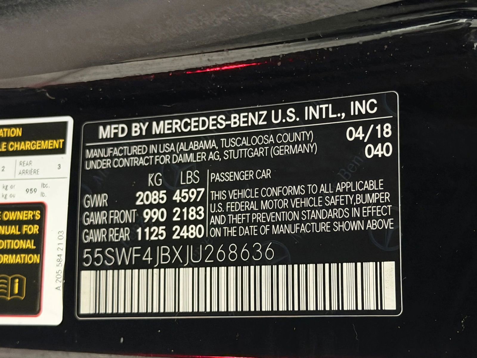 Used 2018 Mercedes-Benz C 300 Sedan w/ AMG Line image 33