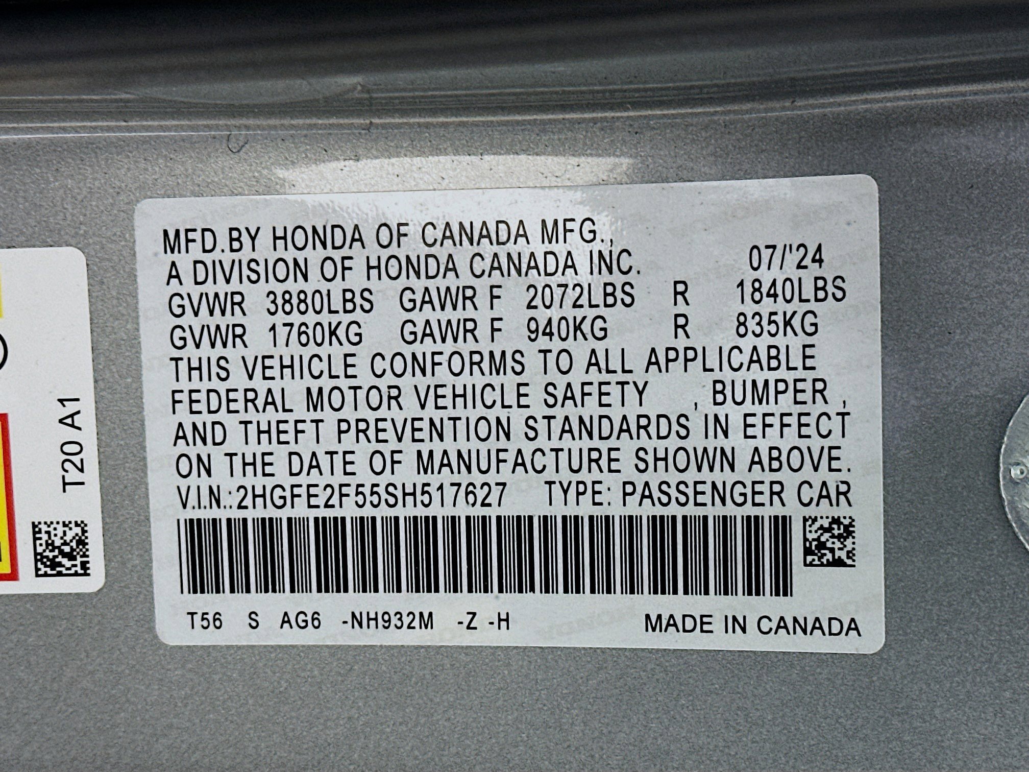 Used 2025 Honda Civic Sport image 12