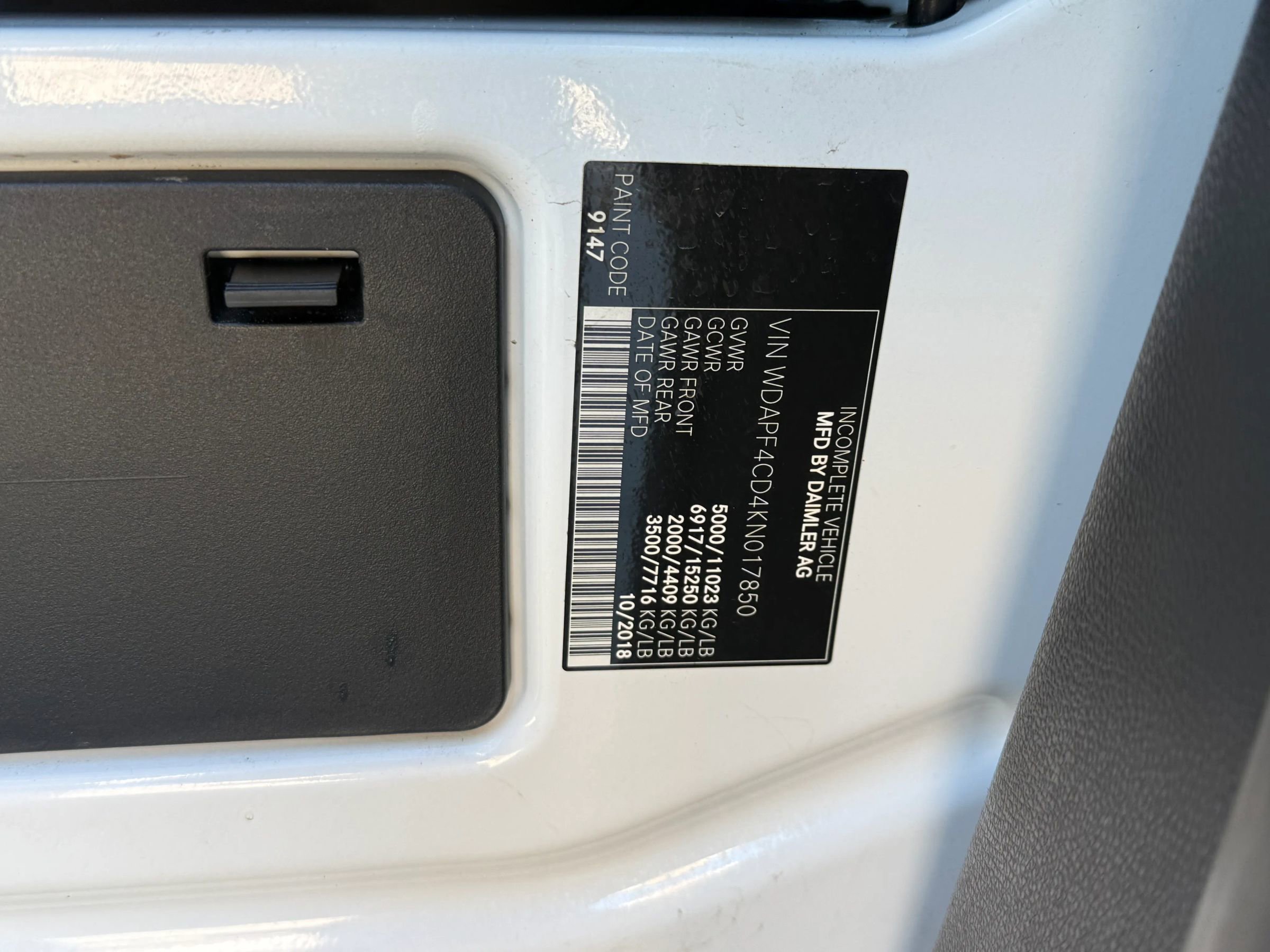 Used 2019 Mercedes-Benz Sprinter 170 w/ Chrome Grille Package image 27