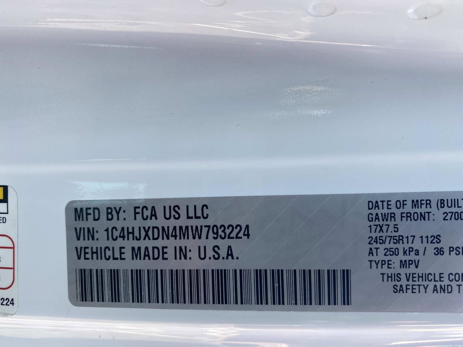 Certified 2021 Jeep Wrangler Unlimited Sport image 23