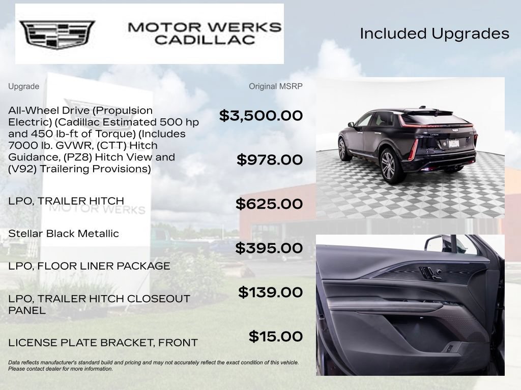 Certified 2024 Cadillac Lyriq Luxury w/ LPO, Floor Liner Package AWD/4WD image 4