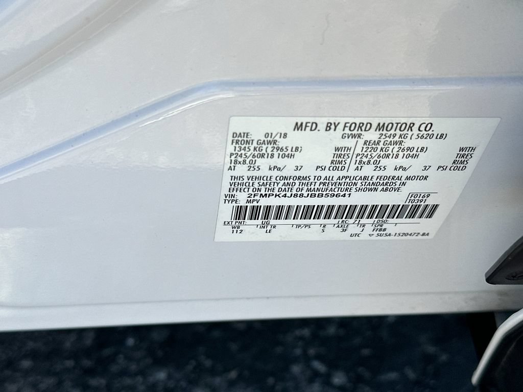 Certified 2018 Ford Edge SEL w/ Equipment Group 201A AWD/4WD image 28