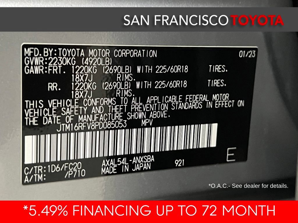 Certified 2023 Toyota RAV4 SE AWD/4WD image 40