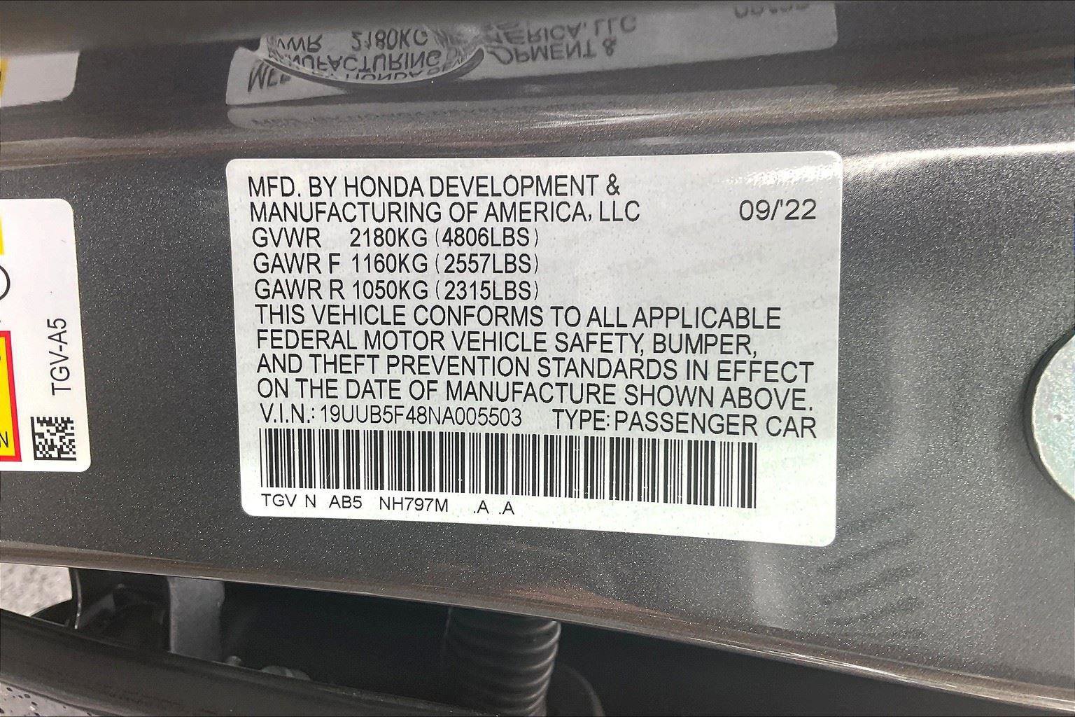 Certified 2022 Acura TLX w/ Technology Package image 35