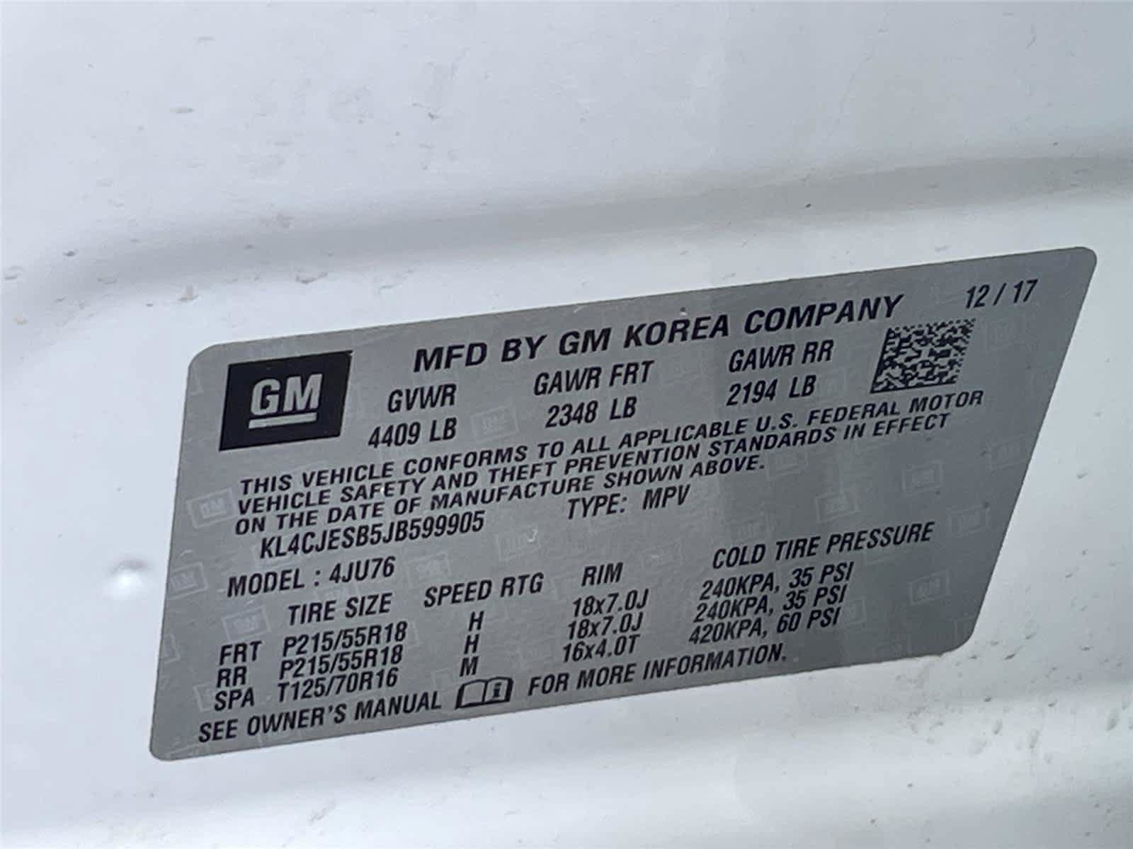 Used 2018 Buick Encore Preferred AWD/4WD image 30