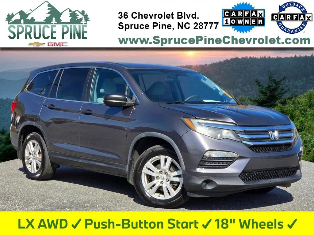 Used 2016 Honda Pilot LX image 1