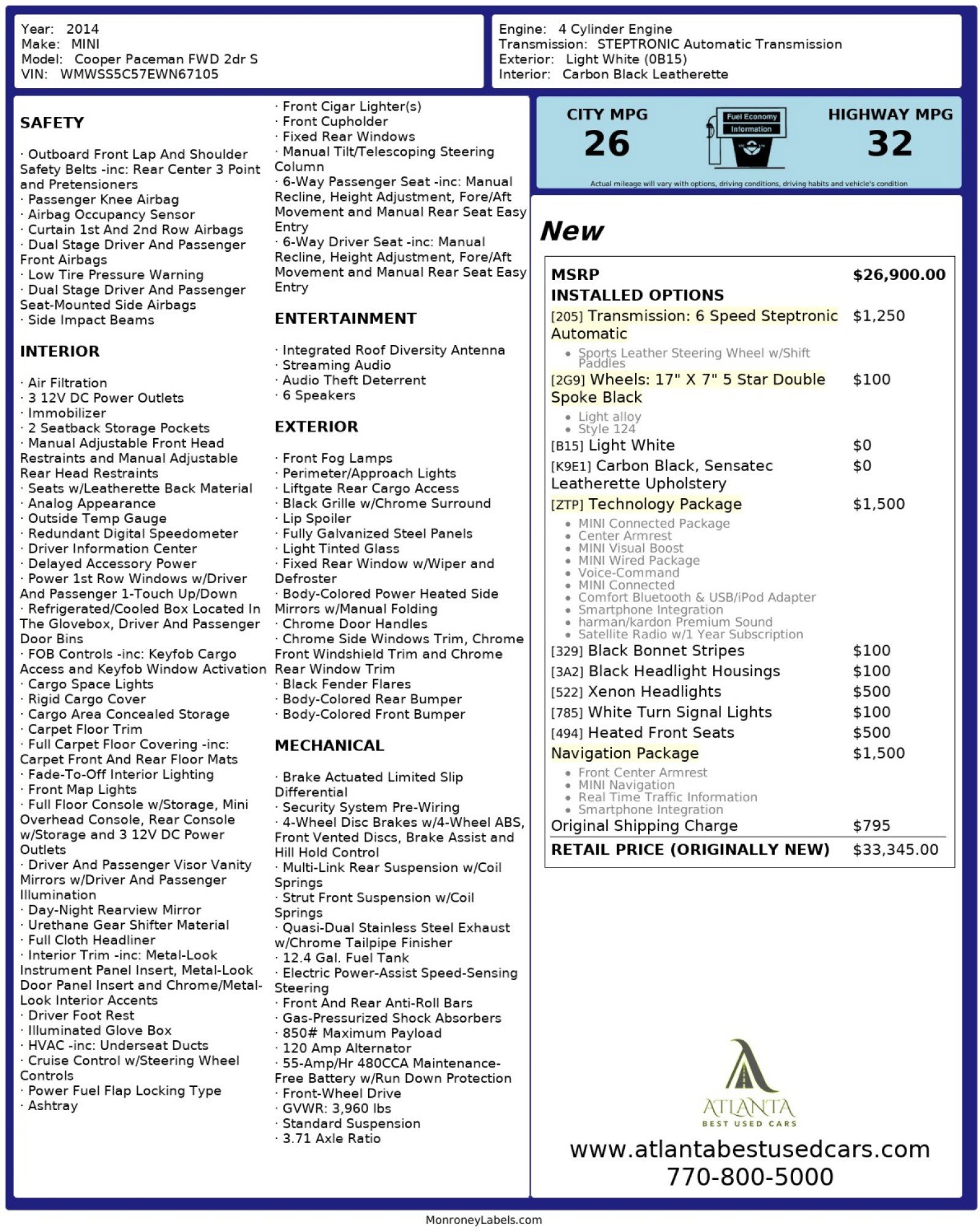 Used 2014 MINI Cooper Paceman S image 43