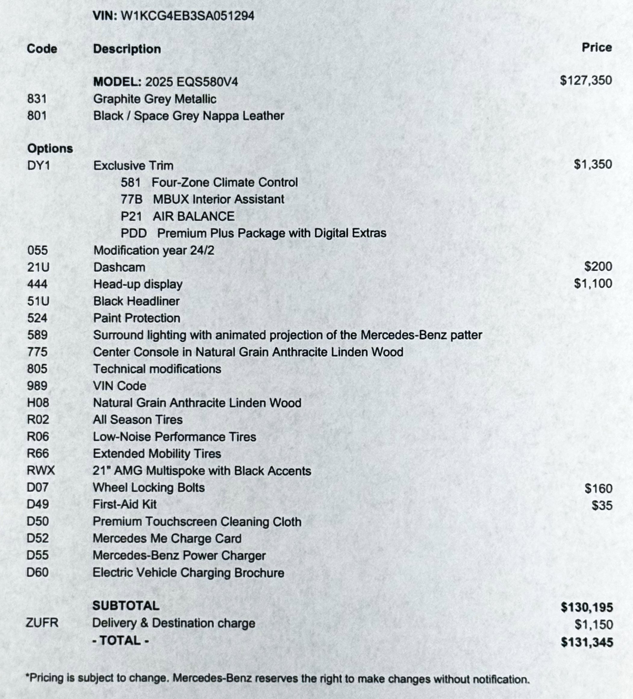 Used 2025 Mercedes-Benz EQS 580 EQS 580 4MATIC image 2