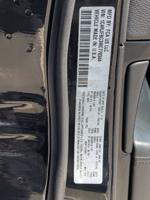 Certified 2021 Jeep Grand Cherokee Limited AWD/4WD image 39