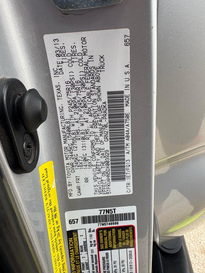 Used 2013 Toyota Tacoma PreRunner w/ SR5 Pkg image 34