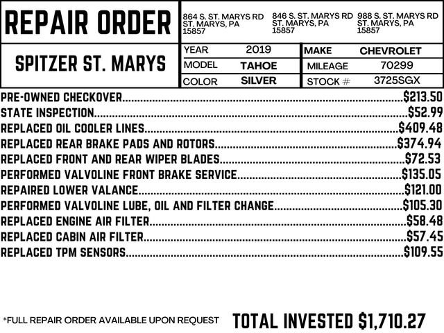 Used 2019 Chevrolet Tahoe LT w/ Luxury Package image 2