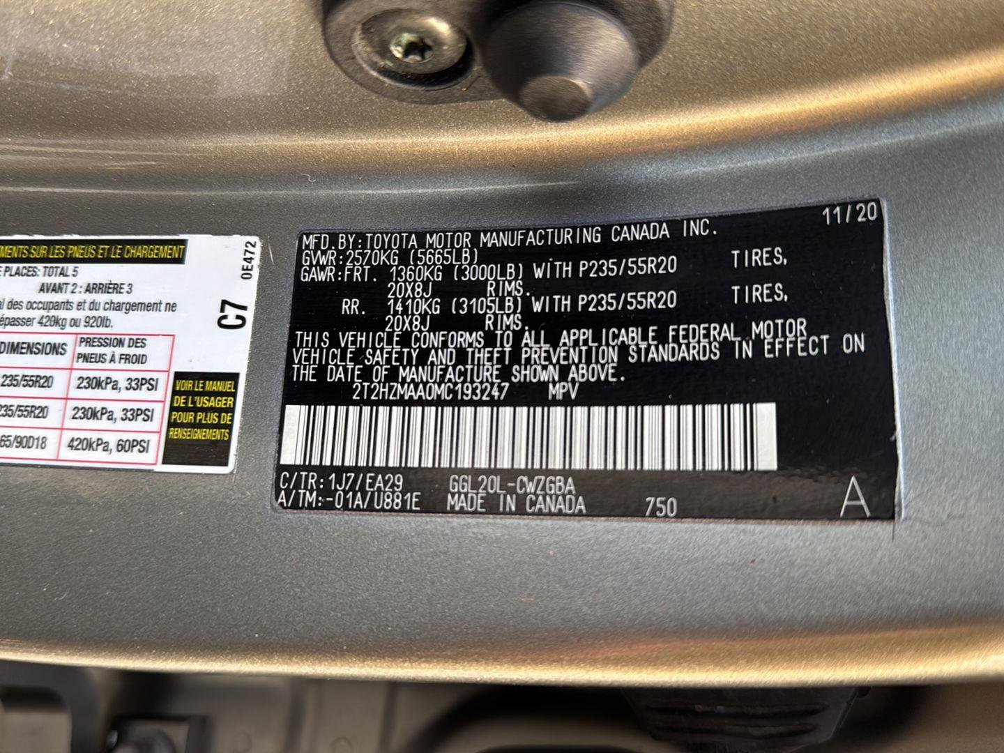 Certified 2021 Lexus RX 350 FWD w/ Accessory Package (P3) image 37