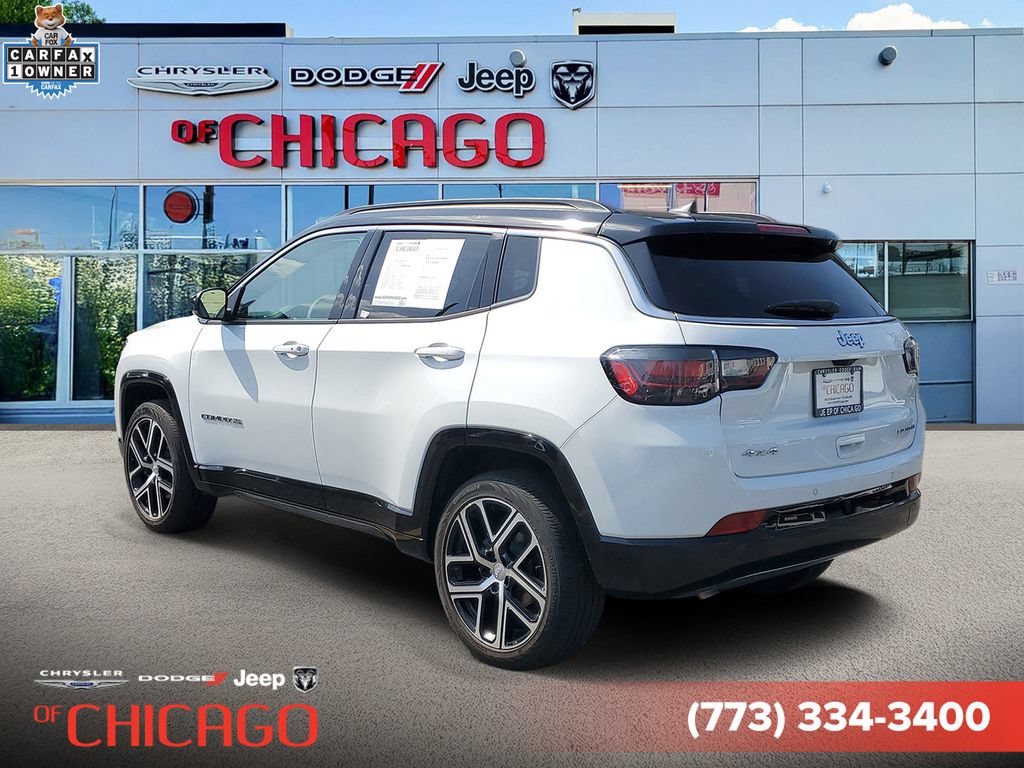 Certified 2024 Jeep Compass Limited w/ Elite Group AWD/4WD image 3