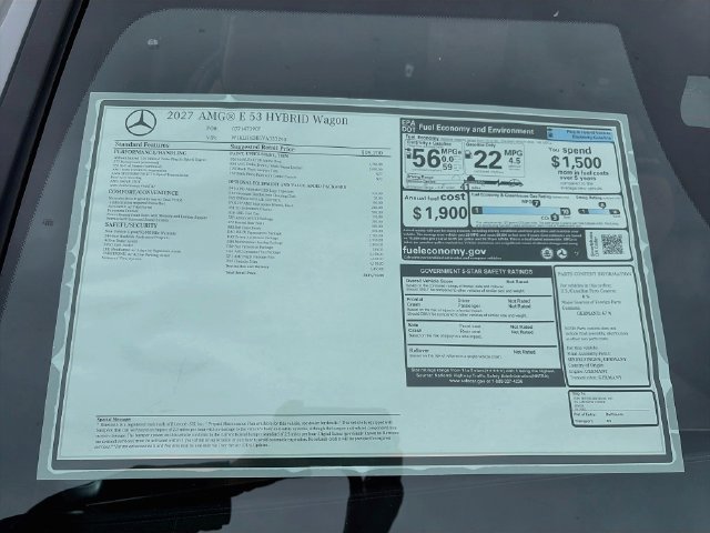New 2027 Mercedes-Benz E 53 AMG e 4MATIC Wagon image 37
