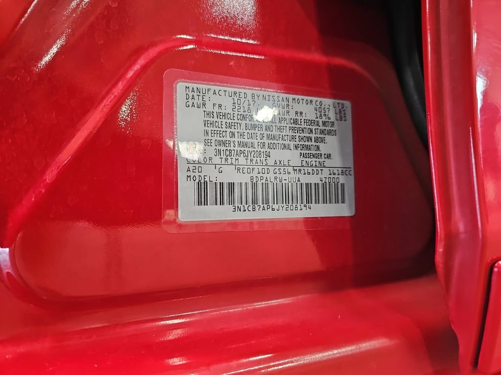 Used 2018 Nissan Sentra SR Turbo w/ Protection Package FWD image 34