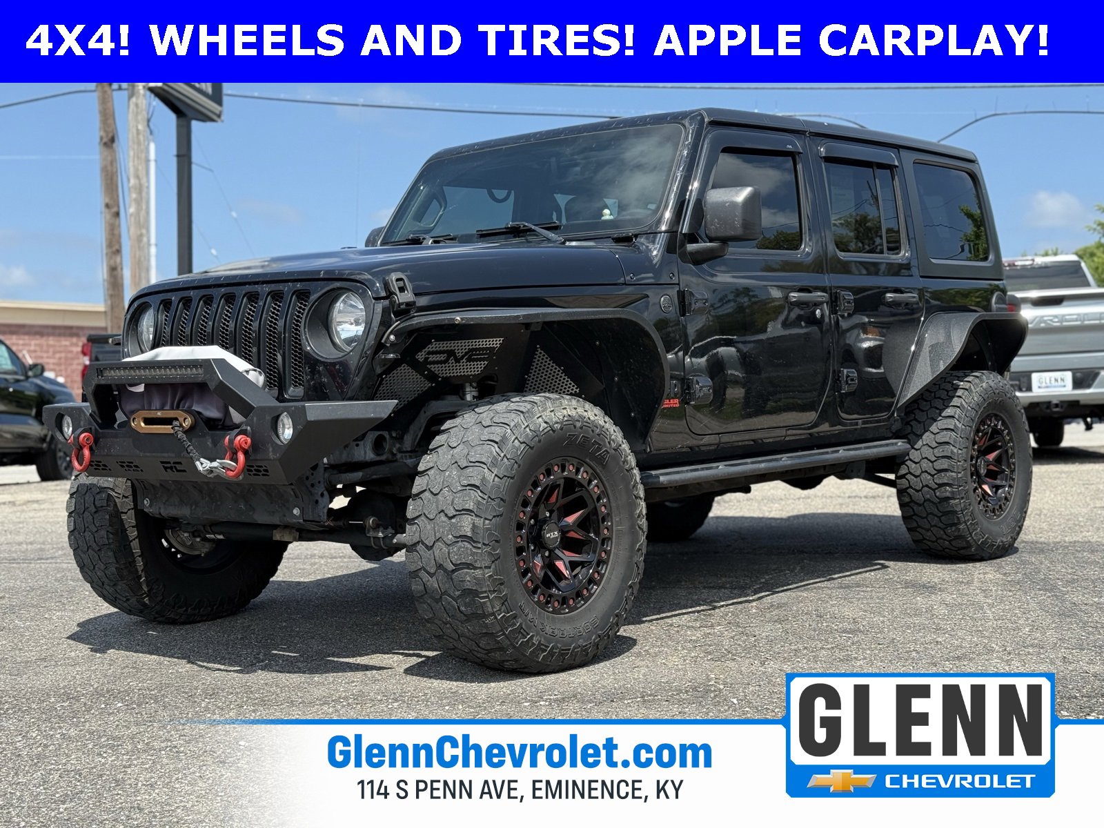 Used 2021 Jeep Wrangler Unlimited Sahara w/ Uconnect 4C Nav & Sound Group