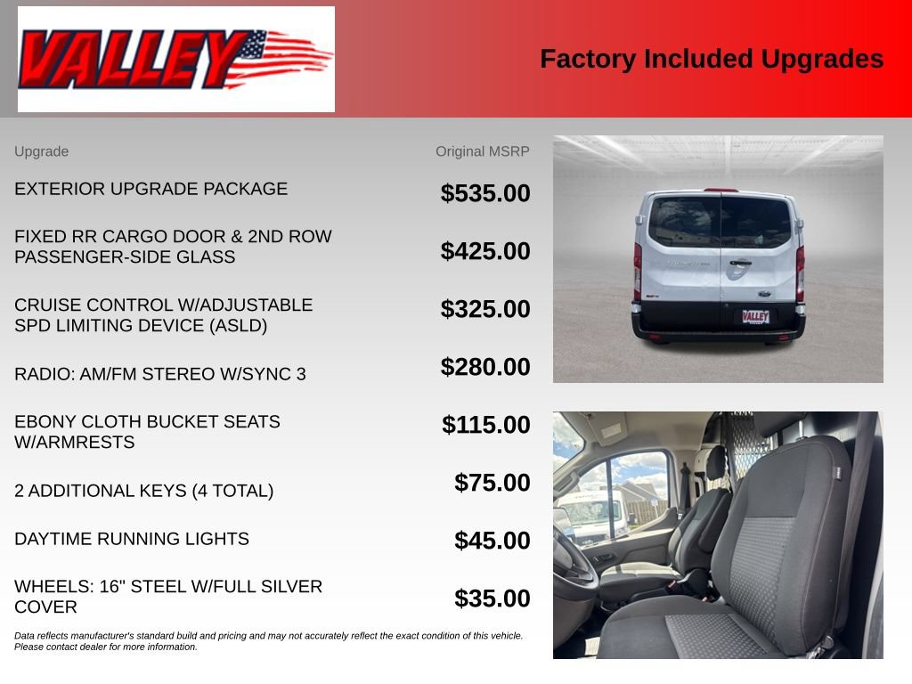 Used 2023 Ford Transit 250 Low Roof w/ Exterior Upgrade Package RWD image 5