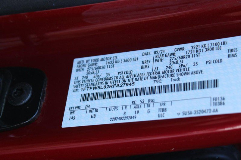 Used 2024 Ford F150 Lariat w/ Equipment Group 502A High image 18