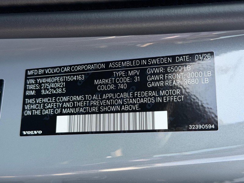 New 2026 Volvo XC90 T8 Plus w/ Protection Package AWD/4WD image 19