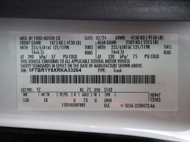 Used 2024 Ford Transit 250 Low Roof w/ Exterior Upgrade Package image 22